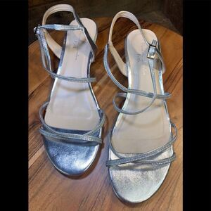 Paradox London strapped sandal heels.  Inv 5030B